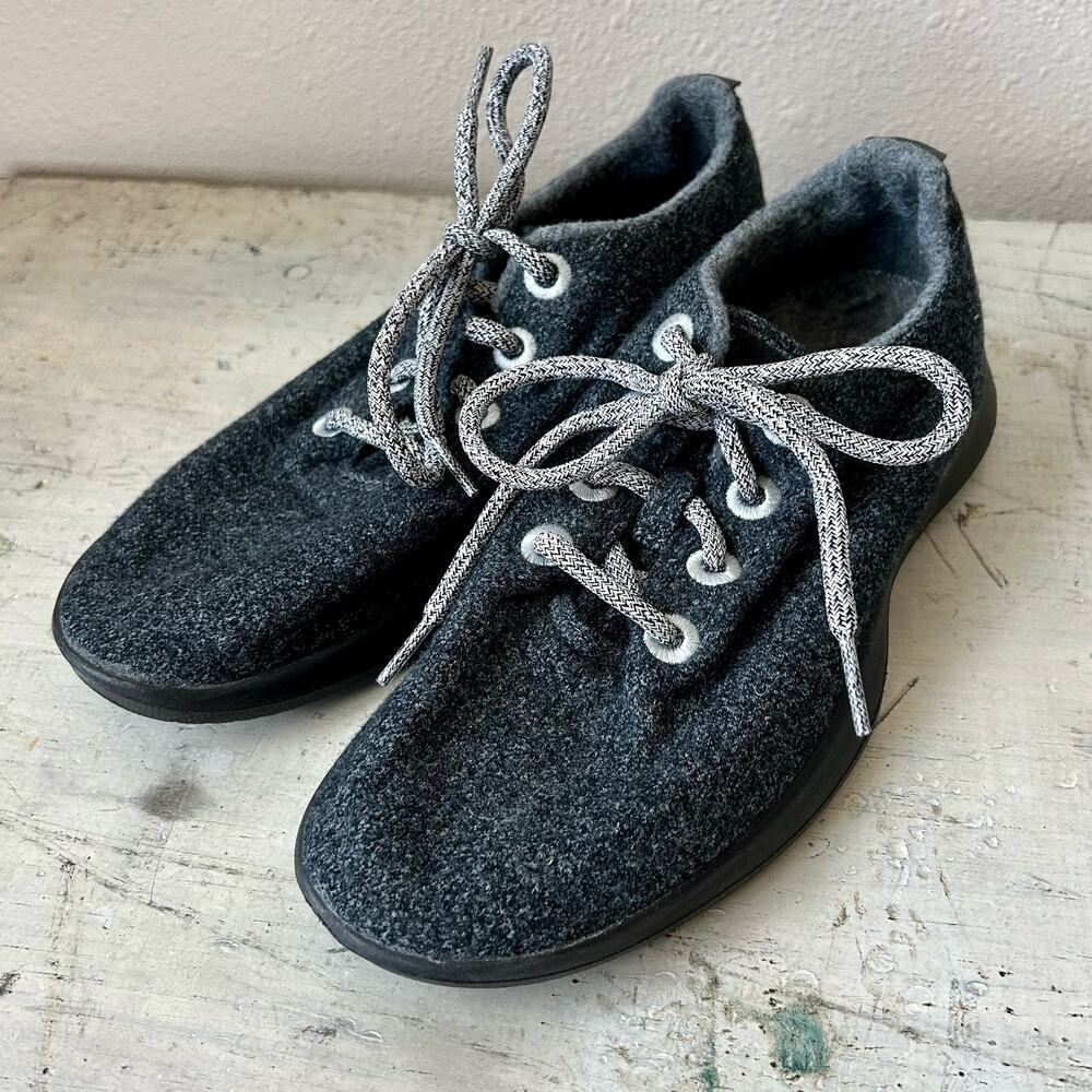 Allbirds wool athletic Runners lightweight warm comfortable minimalist gray 8‌ - Picture 4 of 10